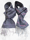 Grey Scottish Lambs Wool Scarf