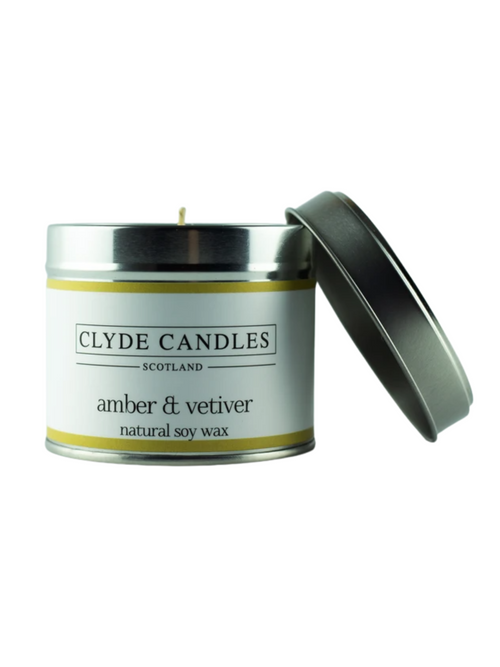 Amber and Vetiver Scottish Candle