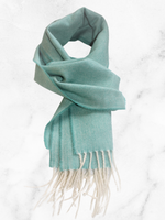 Mint Scottish Lambs Wool Scarf