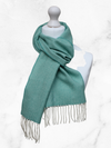 Mint Scottish Lambs Wool Scarf