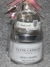 White Coconut Candle and Pearl Mist Gin Miniature Gift Bag